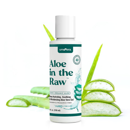 Univera Aloe in the Raw — 100% Organic Aloe Vera Gel, 4oz - Calm Era
