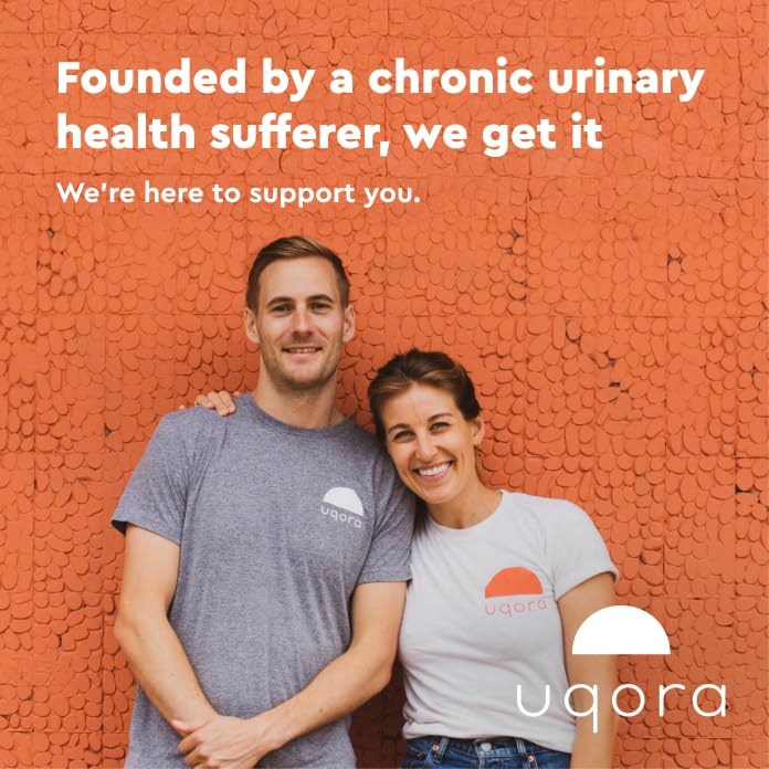 Uqora Flush Pink Lemonade – Urinary Health Drink Mix, Gluten-Free & Vegan, 20 Packets (2 Pack) - Calm Era