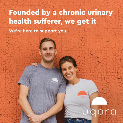 Uqora Flush Pink Lemonade – Urinary Health Drink Mix, Gluten-Free & Vegan, 20 Packets (2 Pack) - Calm Era