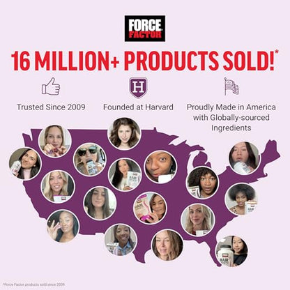 Masticables blandos aceleradores del crecimiento del cabello de Force Factor – Cabello más denso y abundante
