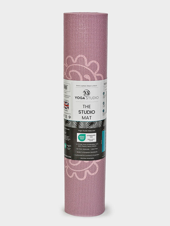 Alfombrilla de yoga adhesiva reversible de 6 mm diseñada por Yoga Studio