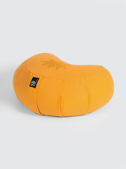 Yoga Studio Crescent Lotus Zafu Buckwheat Cushion – GOTS Organic Cotton