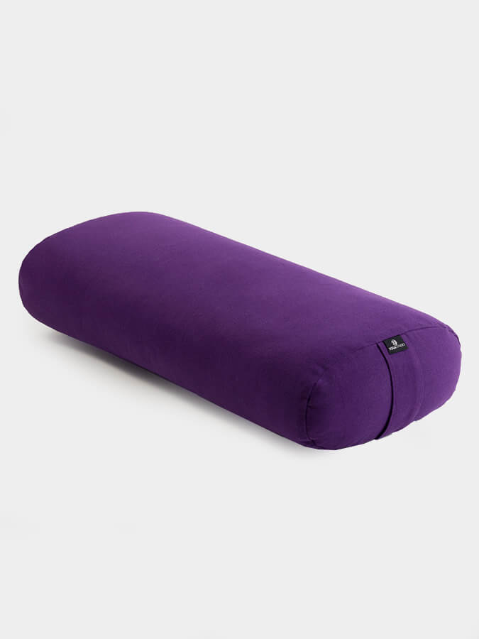 Rectangular Lightweight Yoga Bolster — Organic Cotton Cover