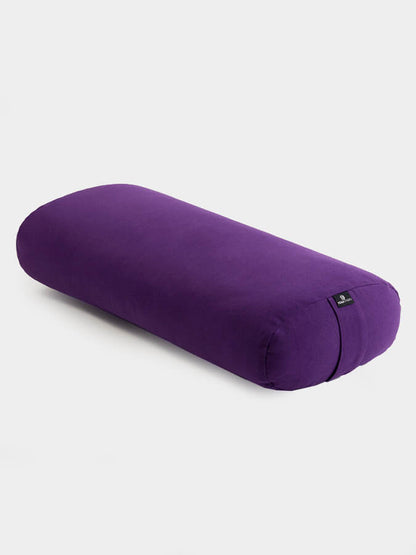 Rectangular Lightweight Yoga Bolster — Organic Cotton Cover