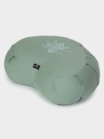 Yoga Studio Crescent Lotus Zafu Buckwheat Cushion – GOTS Organic Cotton