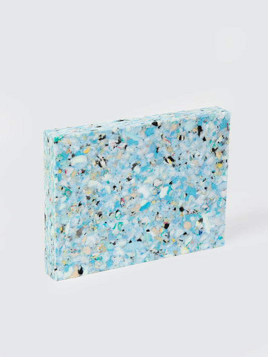 Bloque de espuma aglomerada reciclada para cabeza de Pilates — 20x15x2.5cm