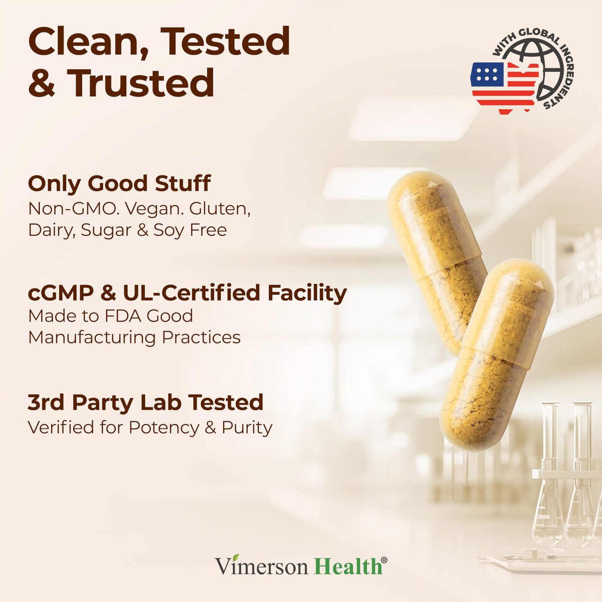 Vimerson Health Turmeric Curcumin with Boswellia & Ginger – 95% Curcuminoids | 2-Pack - Calm Era