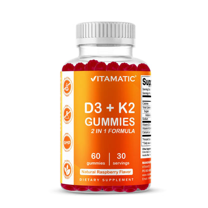 Gomitas Vitamatic de Vitamina D3 + K2 — 60 unidades