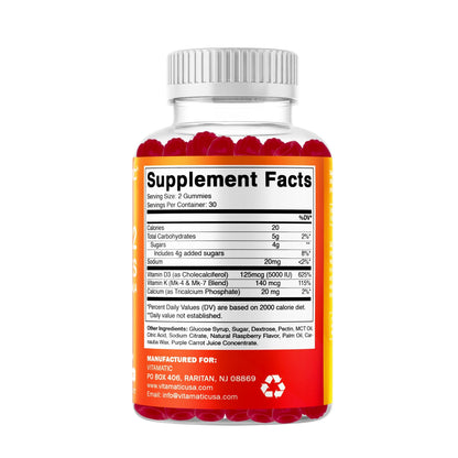 Gomitas Vitamatic de Vitamina D3 + K2 — 60 unidades