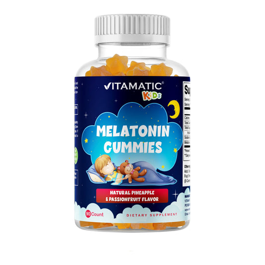 Vitamatic Sugar Free Kids Melatonin Gummies 1mg — 90 Count
