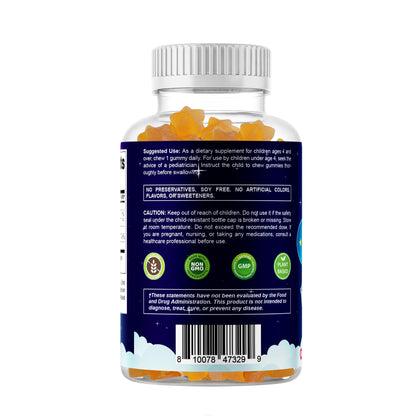 Vitamatic Gomitas de Melatonina Sin Azúcar para Niños 1mg — 90 Unidades