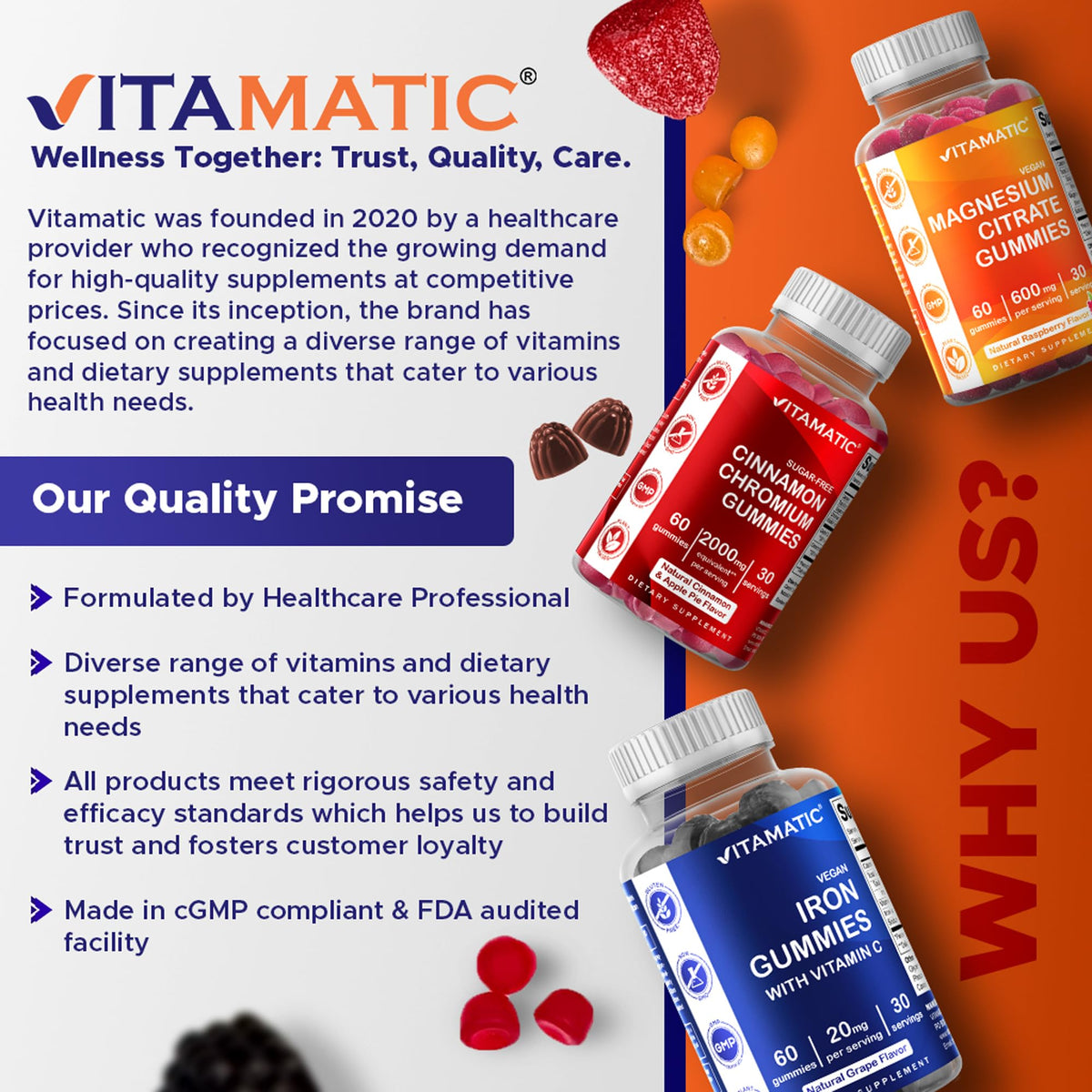 Vitamatic Gomitas de Melatonina Sin Azúcar para Niños 1mg — 90 Unidades
