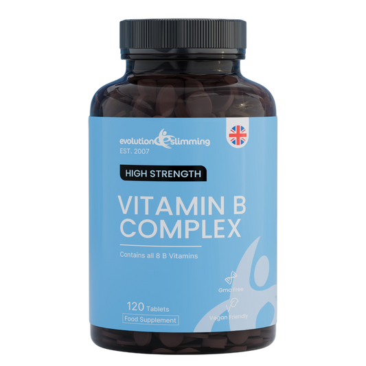 Comprimidos de complejo de vitamina B, 100% CDR, apto para vegetarianos y veganos