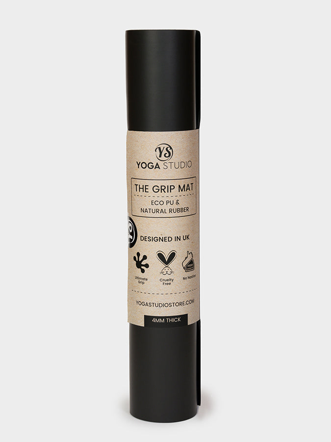 Yoga Studio The Grip Alignment Yoga Mat – Non-Slip & Cushioned | 4mm
