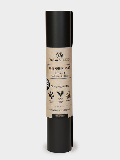 Yoga Studio The Grip Alignment Yoga Mat – Non-Slip & Cushioned | 4mm