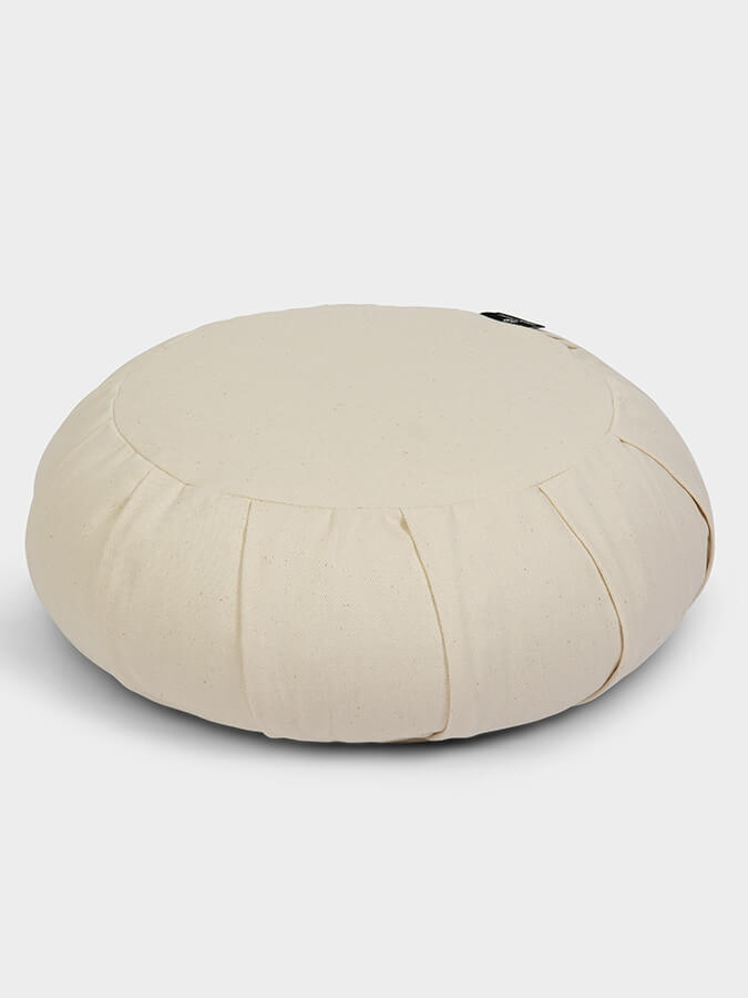 European Organic Buckwheat Zafu Round Meditation Cushion