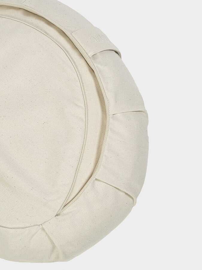 Yoga Studio Crescent Lotus Zafu Buckwheat Cushion – GOTS Organic Cotton