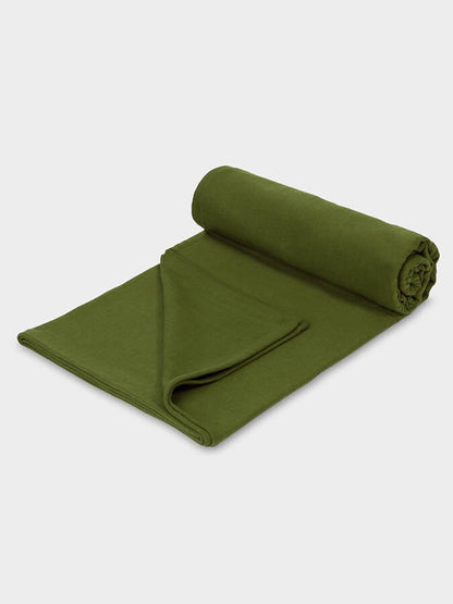 Manta de yoga de algodón orgánico GOTS para estudio de yoga
