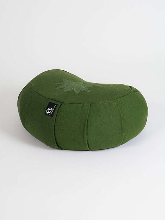Yoga Studio Crescent Lotus Zafu Buckwheat Cushion – GOTS Organic Cotton