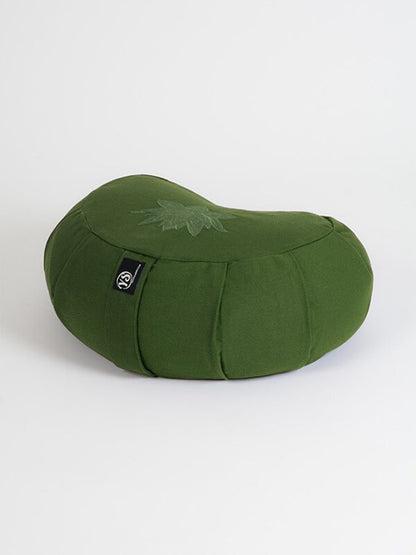 Yoga Studio Crescent Lotus Zafu Buckwheat Cushion – GOTS Organic Cotton