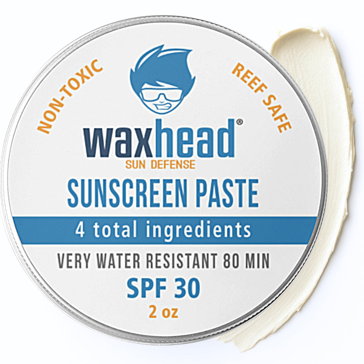 Pasta de protector solar mineral Waxhead Zinc Oxide SPF 30 — 56 g