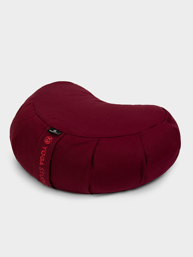 European Organic Buckwheat Zafu Crescent Meditation Cushion