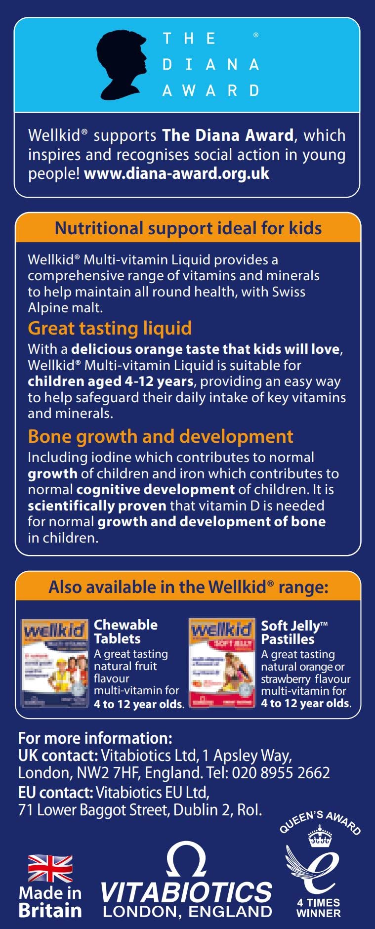 Wellkid Multivitamínico Líquido 150ml — Vitabiotics