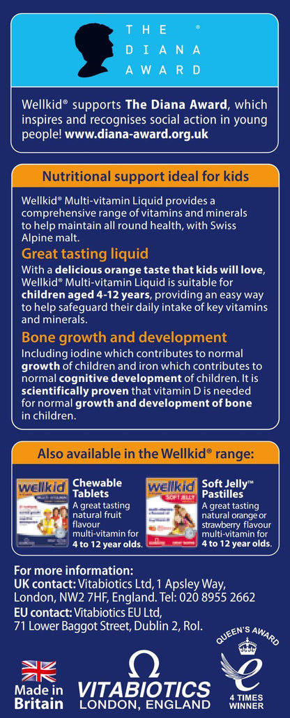 Wellkid Multivitamínico Líquido 150ml — Vitabiotics