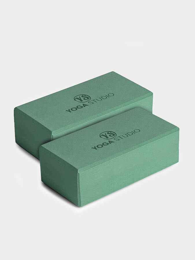 Pack doble de bloques de yoga de espuma EVA de Yoga Studio