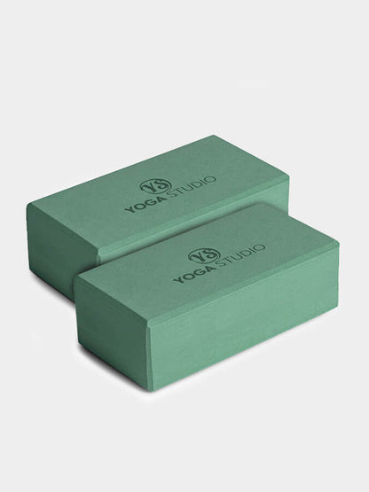 Pack doble de bloques de yoga de espuma EVA de Yoga Studio
