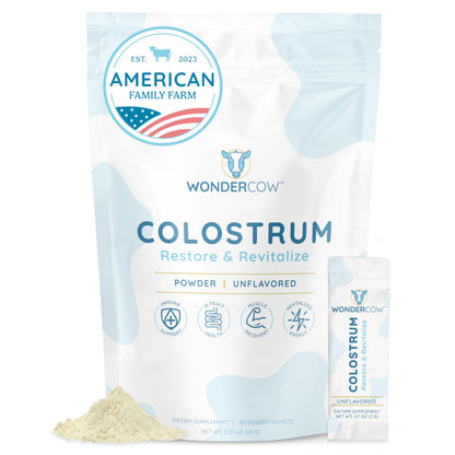 WonderCow Colostrum Powder – Unflavored | 30 Servings - Calm Era
