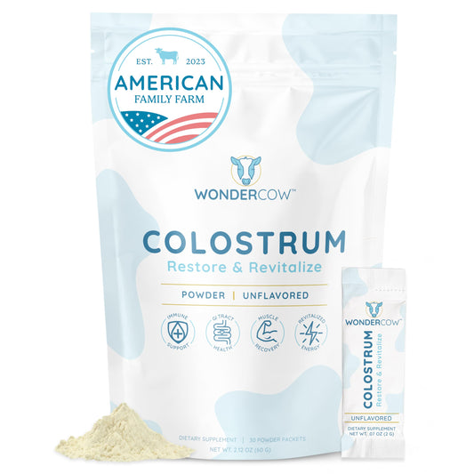 WonderCow Colostrum Powder – Unflavored | 30 Servings - Calm Era