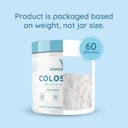 WonderCow Colostrum Powder – Unflavored | 60 Servings - Calm Era