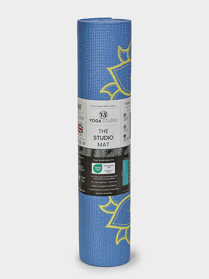 Alfombrilla de yoga adhesiva reversible de 6 mm diseñada por Yoga Studio