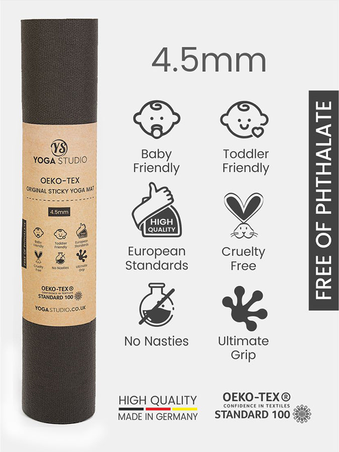 Esterilla de Yoga Oeko-Tex Yoga Studio Adherente 4.5mm