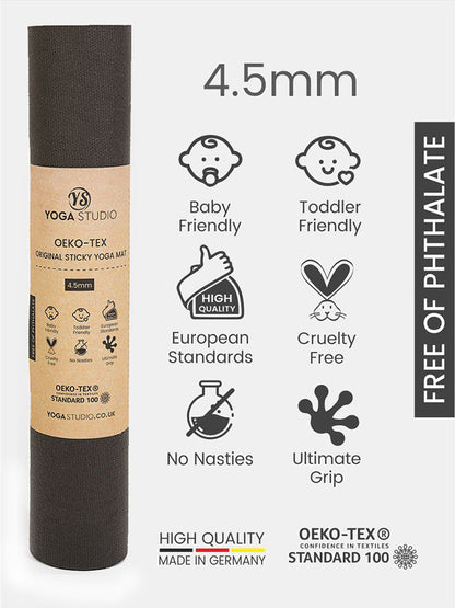 Esterilla de Yoga Oeko-Tex Yoga Studio Adherente 4.5mm