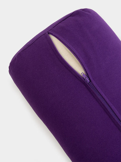 Rectangular Lightweight Yoga Bolster — Organic Cotton Cover
