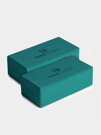 Pack doble de bloques de yoga de espuma EVA de Yoga Studio