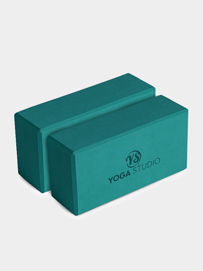 Pack doble de bloques de yoga de espuma EVA de Yoga Studio
