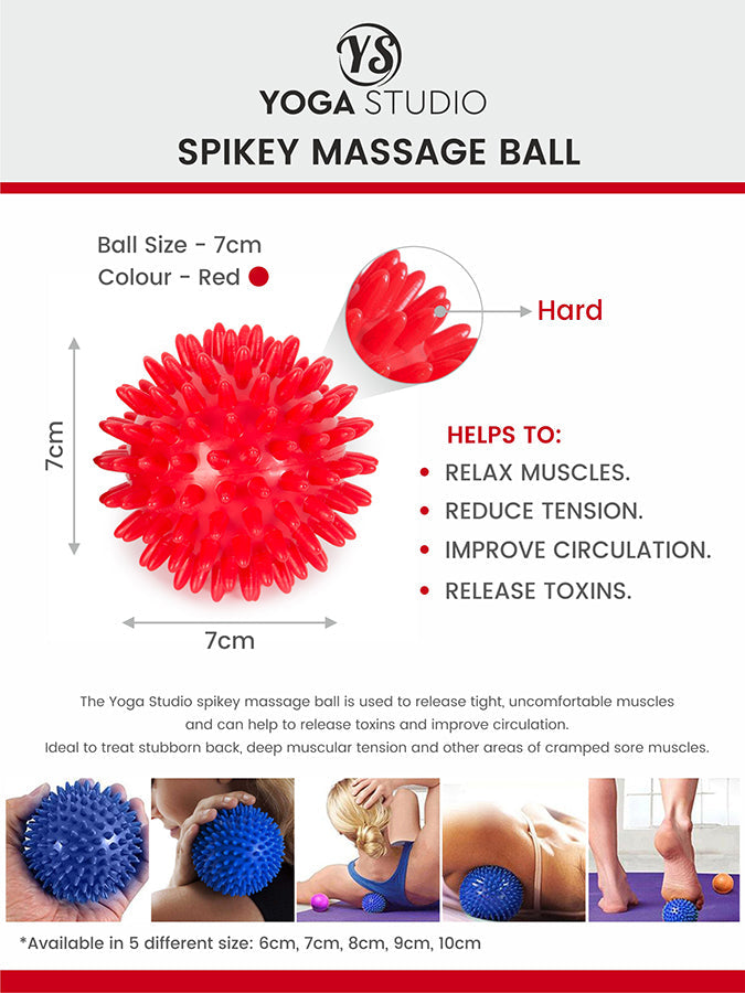 Yoga Studio Spiky Massage Ball – Trigger Point & Myofascial Release