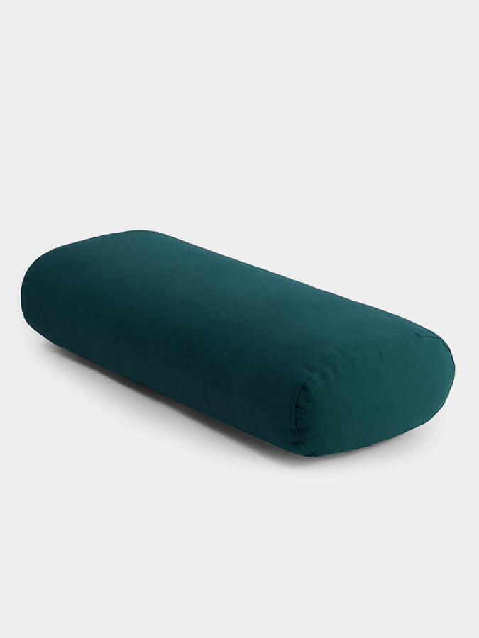 Rectangular Lightweight Yoga Bolster — Organic Cotton Cover