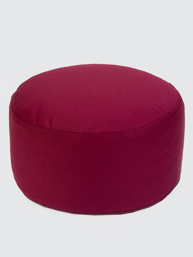 Yoga Studio Cylinder Meditation Cushion – Large | Firm Support for Seated Practice