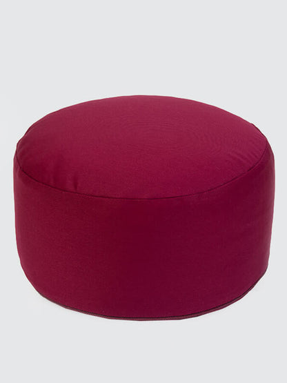 Yoga Studio Cylinder Meditation Cushion – Large | Firm Support for Seated Practice