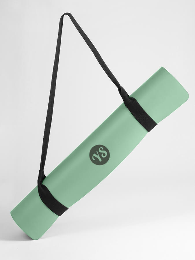Esterilla de yoga Yoga Studio Grip PU 4mm — Con logo, 183x61cm