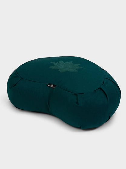 Yoga Studio Crescent Lotus Zafu Buckwheat Cushion – GOTS Organic Cotton