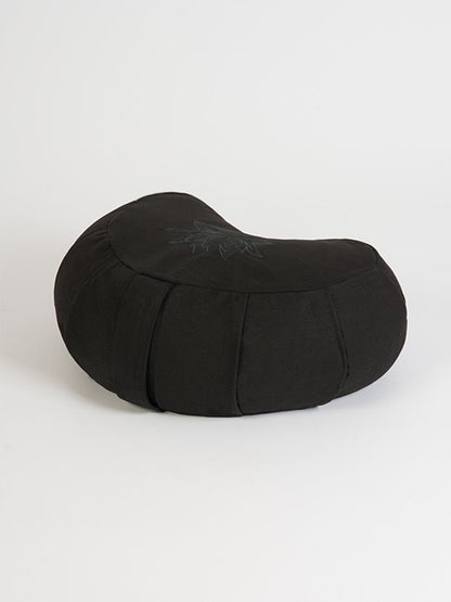 Yoga Studio Crescent Lotus Zafu Buckwheat Cushion – GOTS Organic Cotton