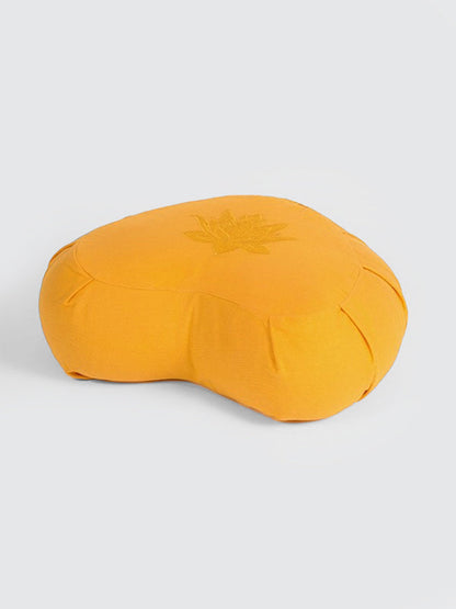Yoga Studio Crescent Lotus Zafu Buckwheat Cushion – GOTS Organic Cotton