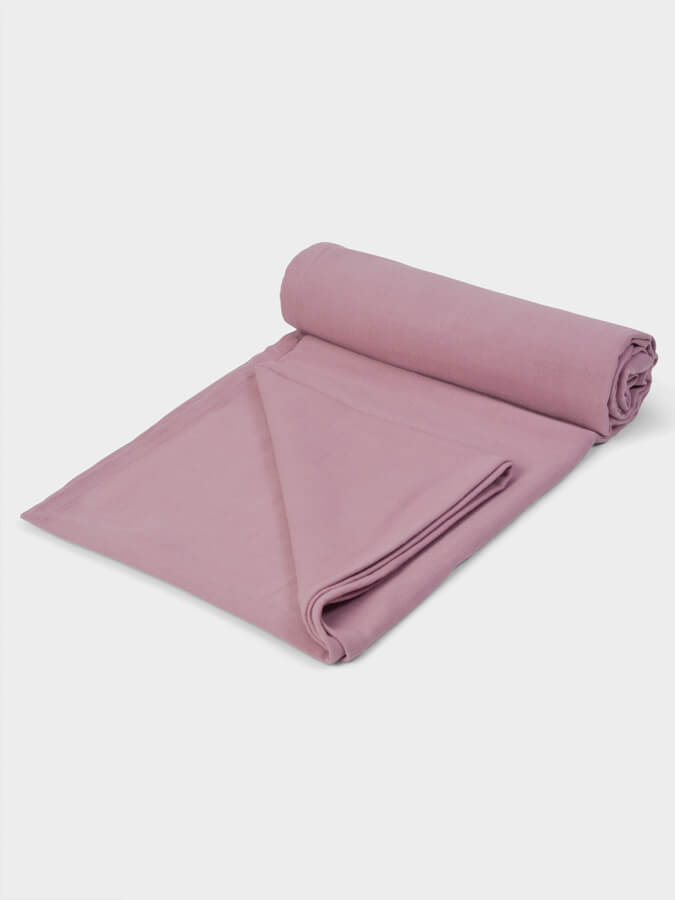 Manta de yoga de algodón orgánico GOTS para estudio de yoga
