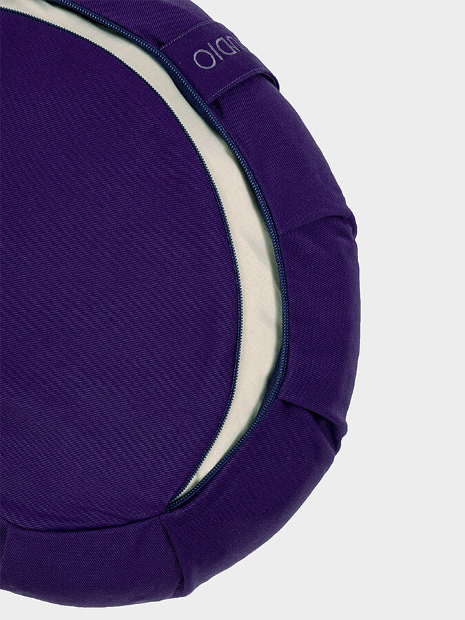 European Organic Buckwheat Zafu Crescent Meditation Cushion